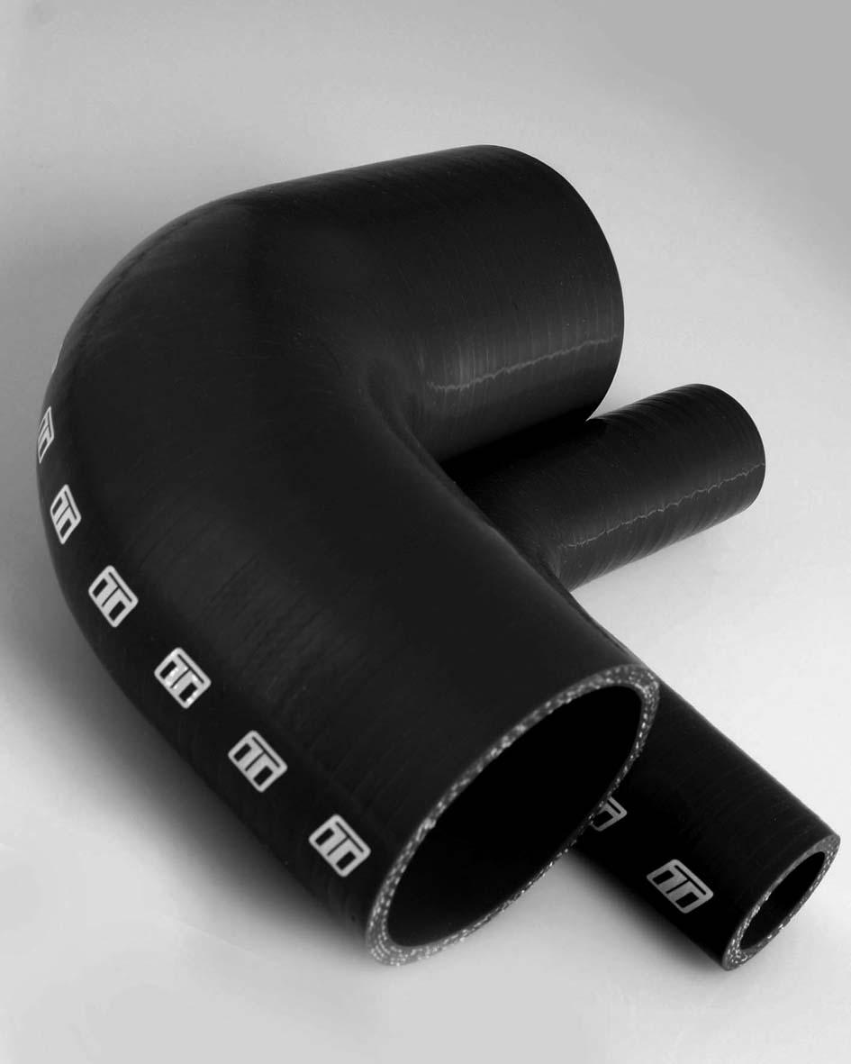 Turbosmart 90 Elbow 1.50" Black - TS-HE90150-BK