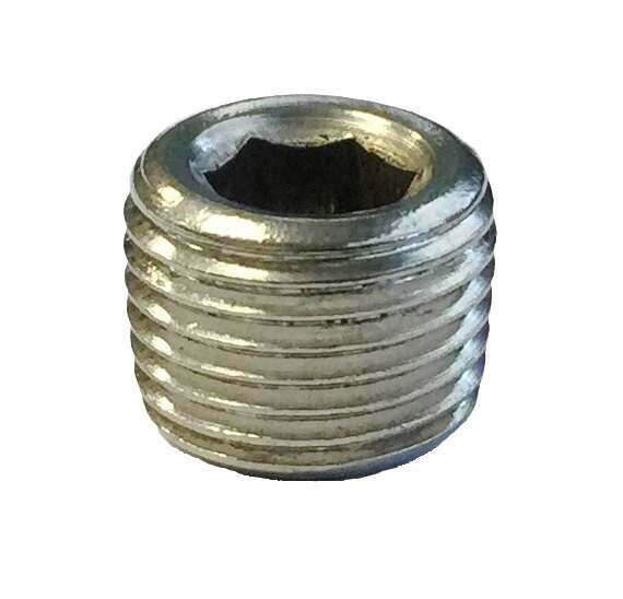 Torque Solution Stainless Steel 3/8" NPT Plug: Universal Single Plug - TS-NPT-38.1