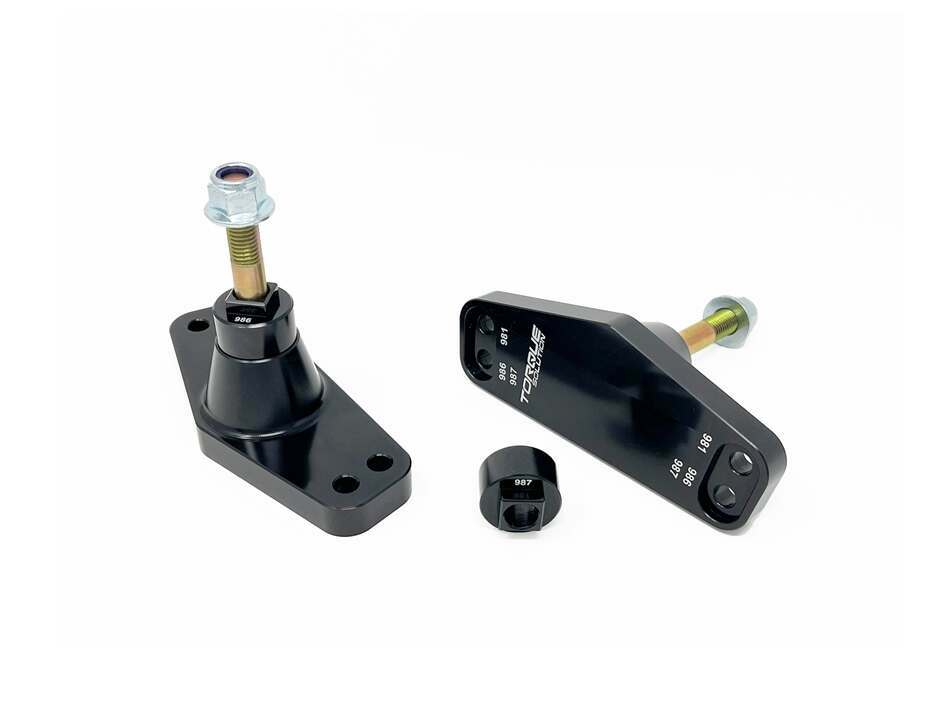 Torque Solution Solid Billet Transmission Mounts: Porsche 986 / 987 / 987.2 / 981 1998-2016 - TS-POR-699