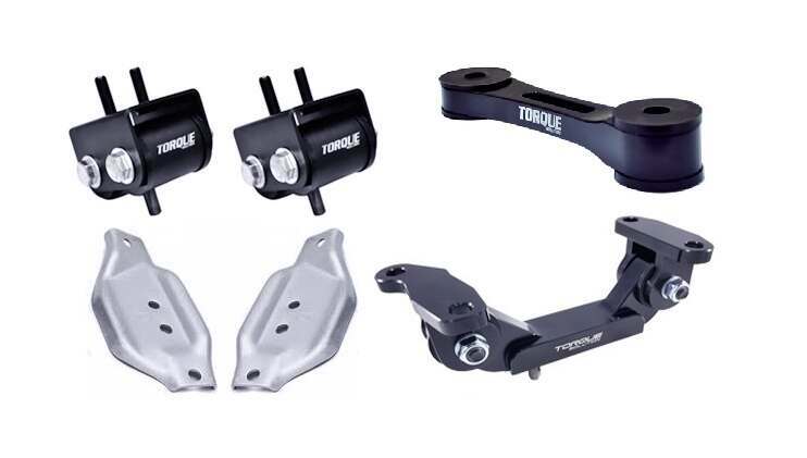 Torque Solution Engine / Trans / Pitch Mount Kit w/ Mount Plates: Subaru WRX 2002-2014 / STi 2004+ - TS-SU-123.2-PL