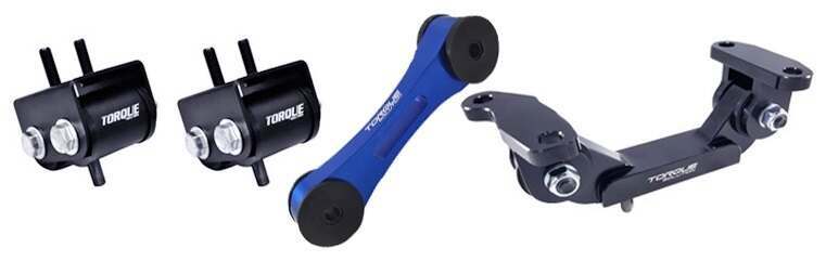 Torque Solution Engine / Transmission / Blue Pitch Mount: Subaru WRX 2002-2014 / STi 2004+ - TS-SU-123BU.2
