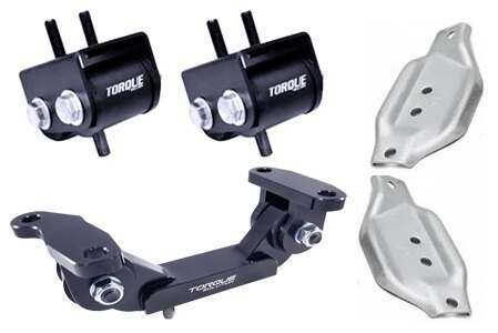 Torque Solution Engine / Transmission Mount Kit w/ Mount Plates: Subaru WRX 2002-2014 / STi 2004+ - TS-SU-250.2-PL