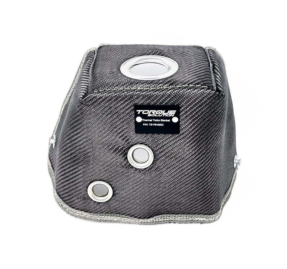 Torque Solution Thermal DP Elbow Blanket (Carbon Fiber): Honda Civic Type-R FK8 2017+ - TS-TB-659C