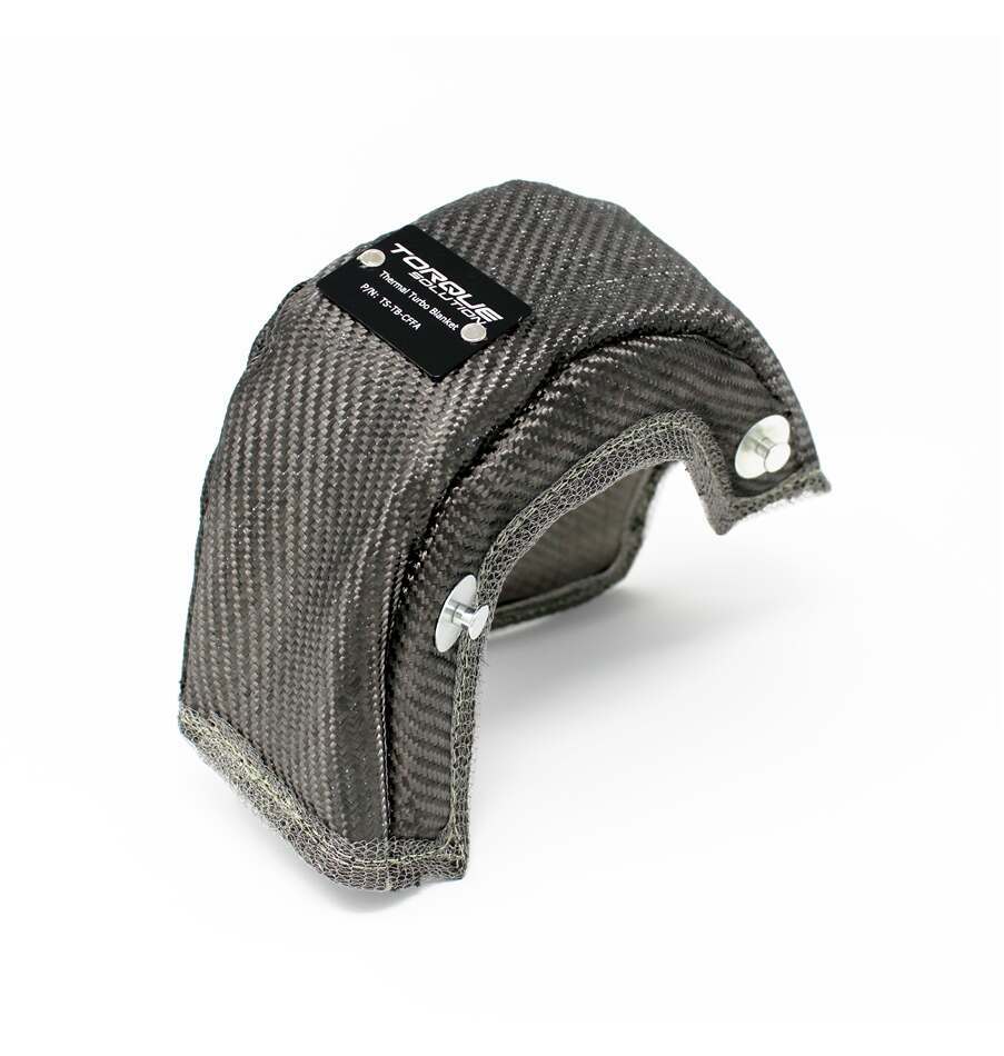 Torque Solution Thermal Turbo Blanket (Carbon Fiber): Subaru WRX 2015+ Stock Frame - TS-TB-CFFA