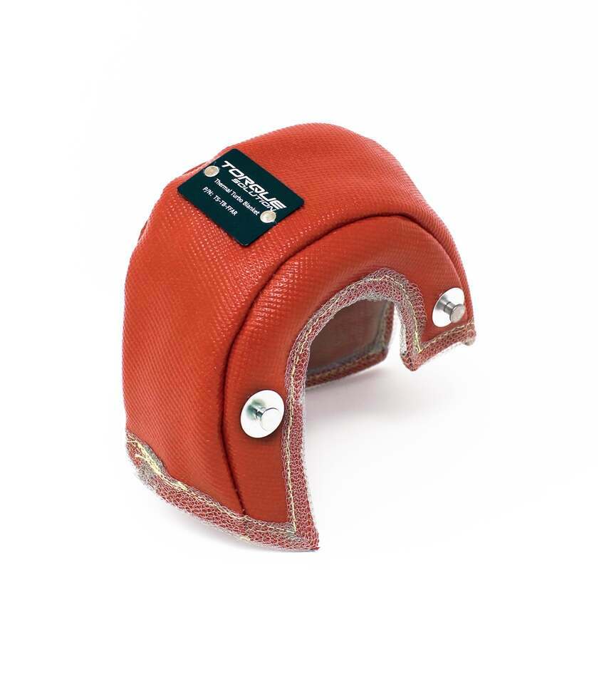 Torque Solution Thermal Turbo Blanket (Red): Subaru WRX 2015+ Stock Frame - TS-TB-FFAR