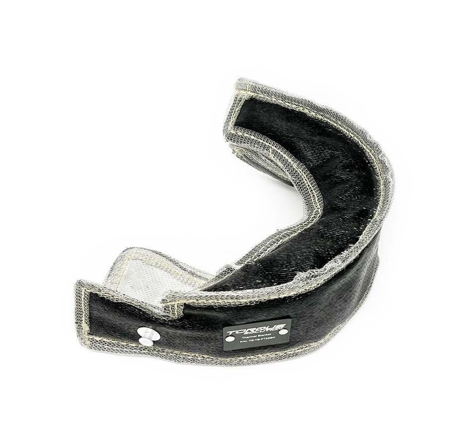 Torque Solution Thermal Turbo Blanket (Black): Fits T25 / T28 Internally Gated Turbos - TS-TB-FT25BK