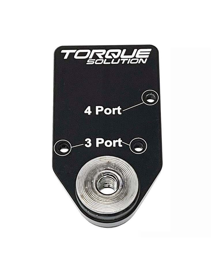 Torque Solution Billet MAC Valve Mount Bracket: Fits 3 or 4 Port MAC Solenoid Valves - TS-UNI-646