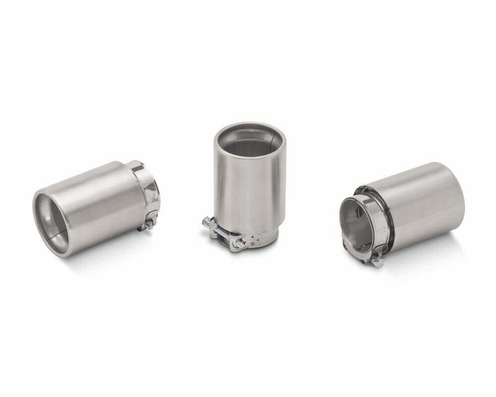 Tubi Style 94 mm End Tip - Brushed BMW M2/M3/M4 F8X |M5 F9X | Alfa Romeo Stelvio Quadrifolgio - TSSAT094.023.A