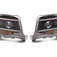 Raxiom Axial Series Led Drl Projector Headlights; Black Housing; Clear Lens (2005-2011 Tacoma) - TT11236