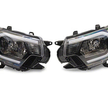Raxiom Axial Series Headlights With Led Bar; Black Housing; Clear Lens (2012-2015 Tacoma) - TT21847