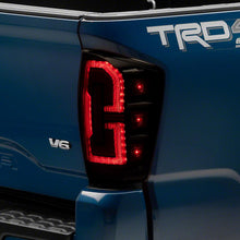 Raxiom Led Tail Lights; Black Housing; Smoked Lens (2016-2023 Tacoma) - TT32385