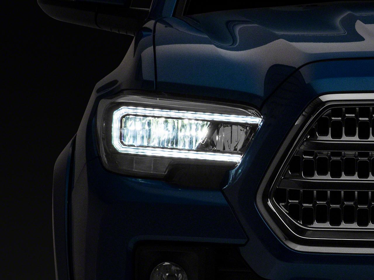 Raxiom Led Headlights; Black Housing; Clear Lens (2016-2023 Tacoma) - TT8291