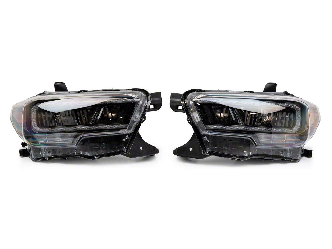 Raxiom Led Headlights; Black Housing; Clear Lens (2016-2023 Tacoma) - TT8291