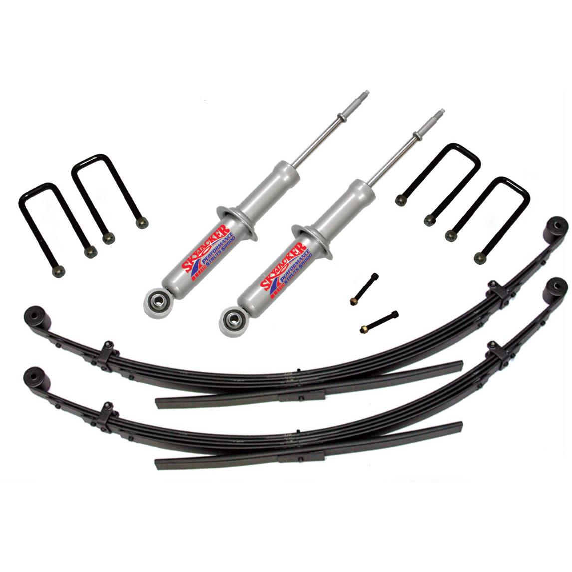 Skyjacker Tacoma Performance Strut Lift Kit 3 Inch Lift 98-99 Tacoma Includes Main Component Box Rear Leaf Springs - TTC30STKS