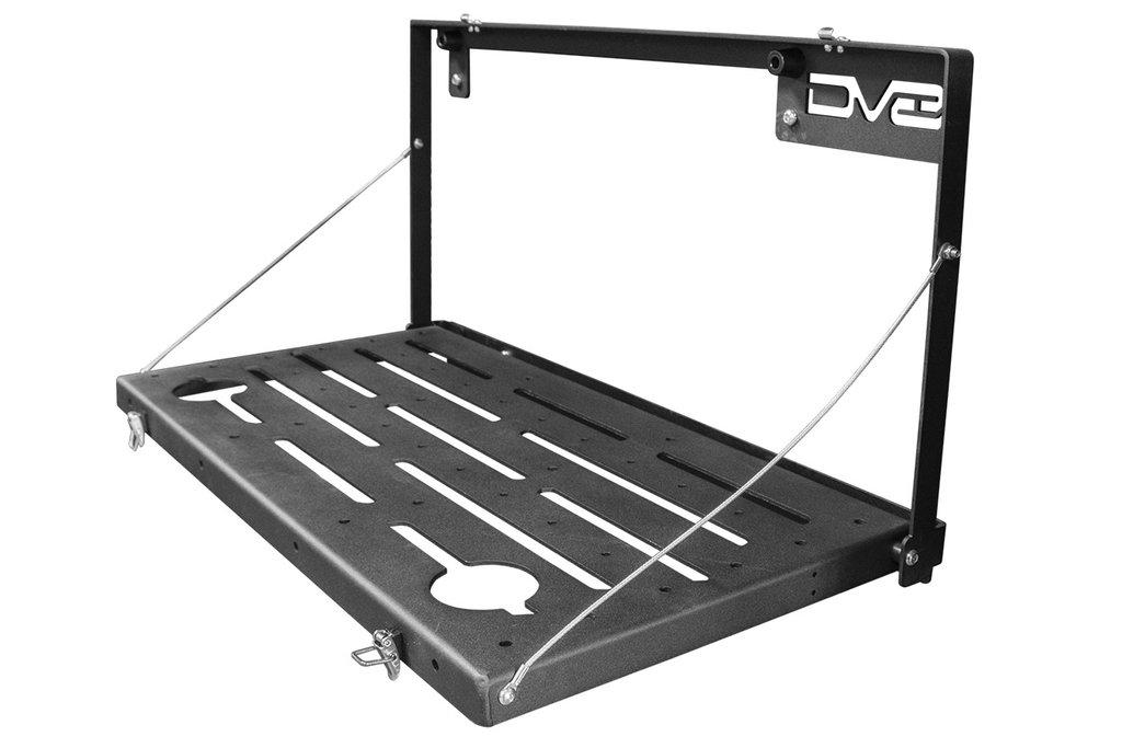 DV8 Offroad Trail Table; Rear Door (2018-2021 Wrangler) - TTJL-01