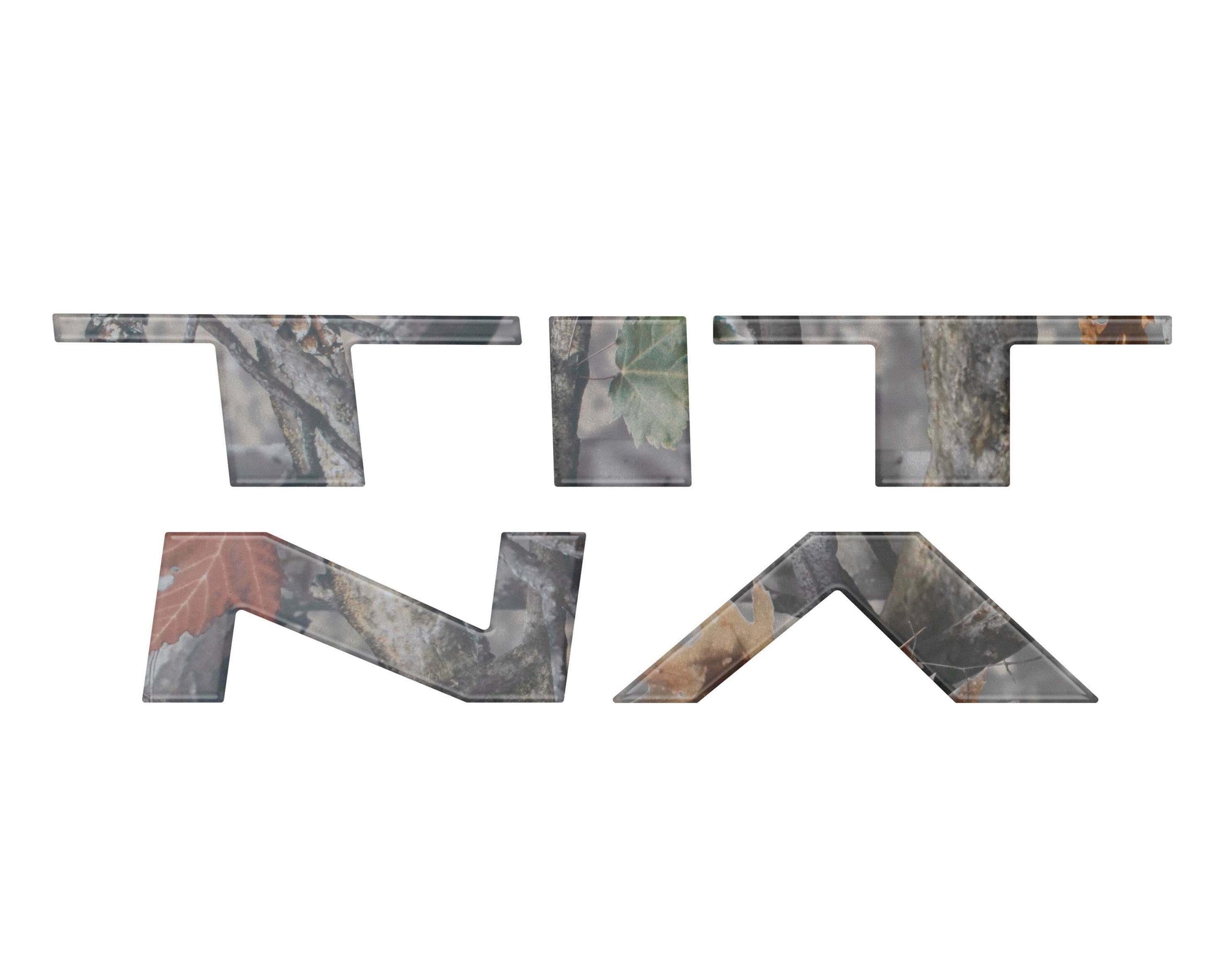 TUFSKINZ Grille Letter Inserts (2022-2024 Titan) - TTN001-CAM-M