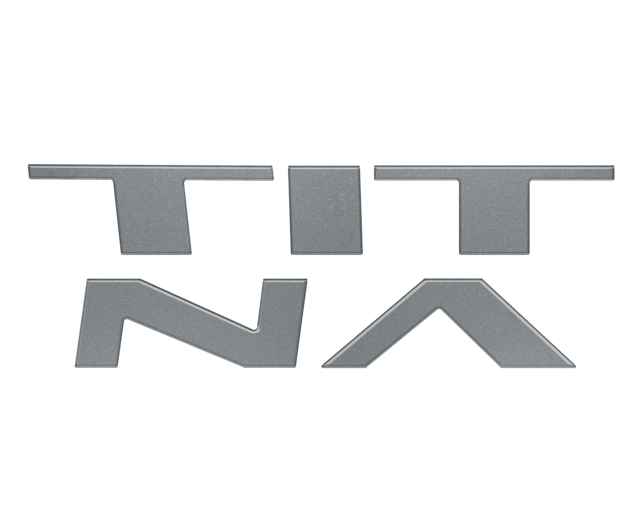 TUFSKINZ Grille Letter Inserts (2022-2024 Titan) - TTN001-CLG-G