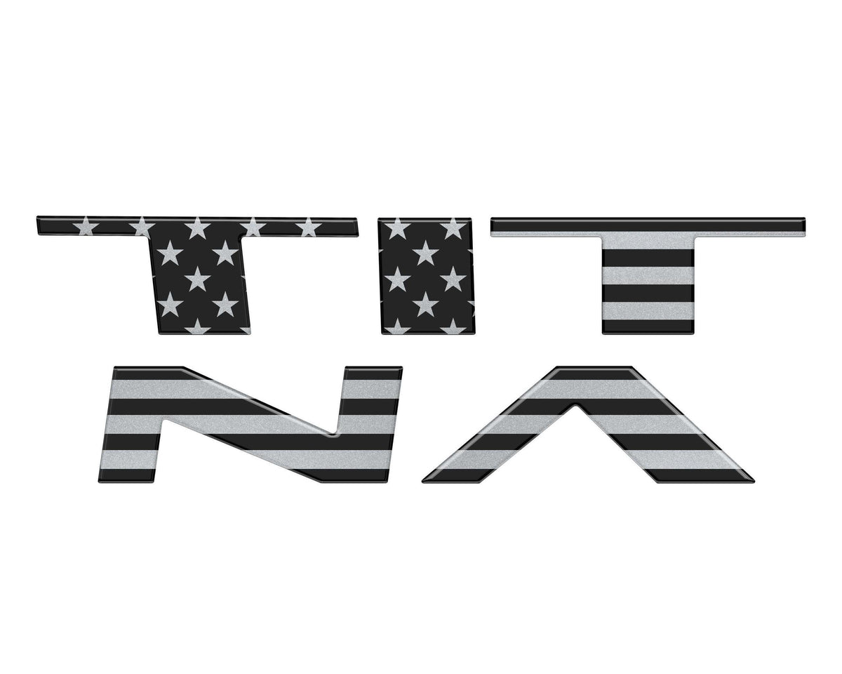 TUFSKINZ Grille Letter Inserts (2022-2024 Titan) - TTN001-GTO-047-G