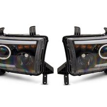 Raxiom Axial Series Projector Headlights With Led Bar; Black Housing; Clear Lens (2007-2013 Tundra) - TU16006
