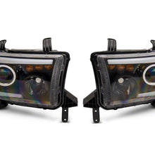 Raxiom Axial Series Projector Headlights With Led Bar; Black Housing; Clear Lens (2007-2013 Tundra) - TU16006