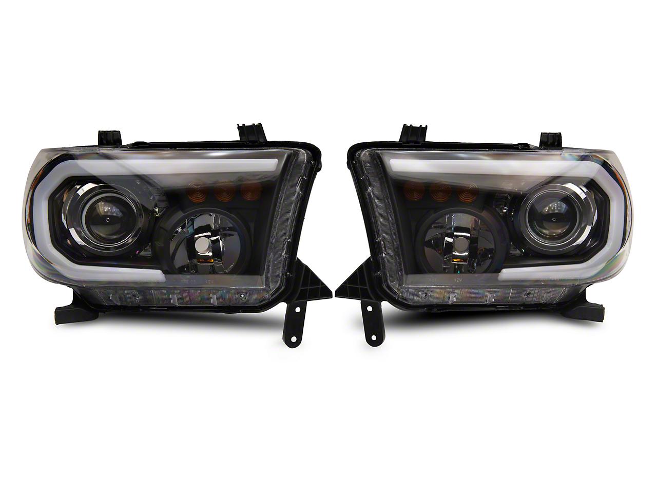 Raxiom Axial Series Projector Headlights With Sequential Led Bar (2007-2013 Tundra) - TU16007