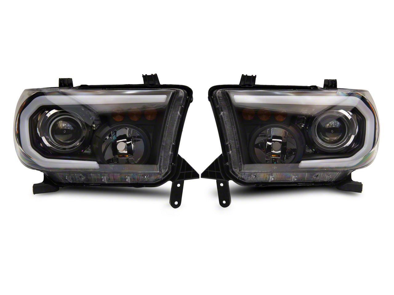 Raxiom Axial Series Projector Headlights With Sequential Led Bar (2007-2013 Tundra) - TU16007