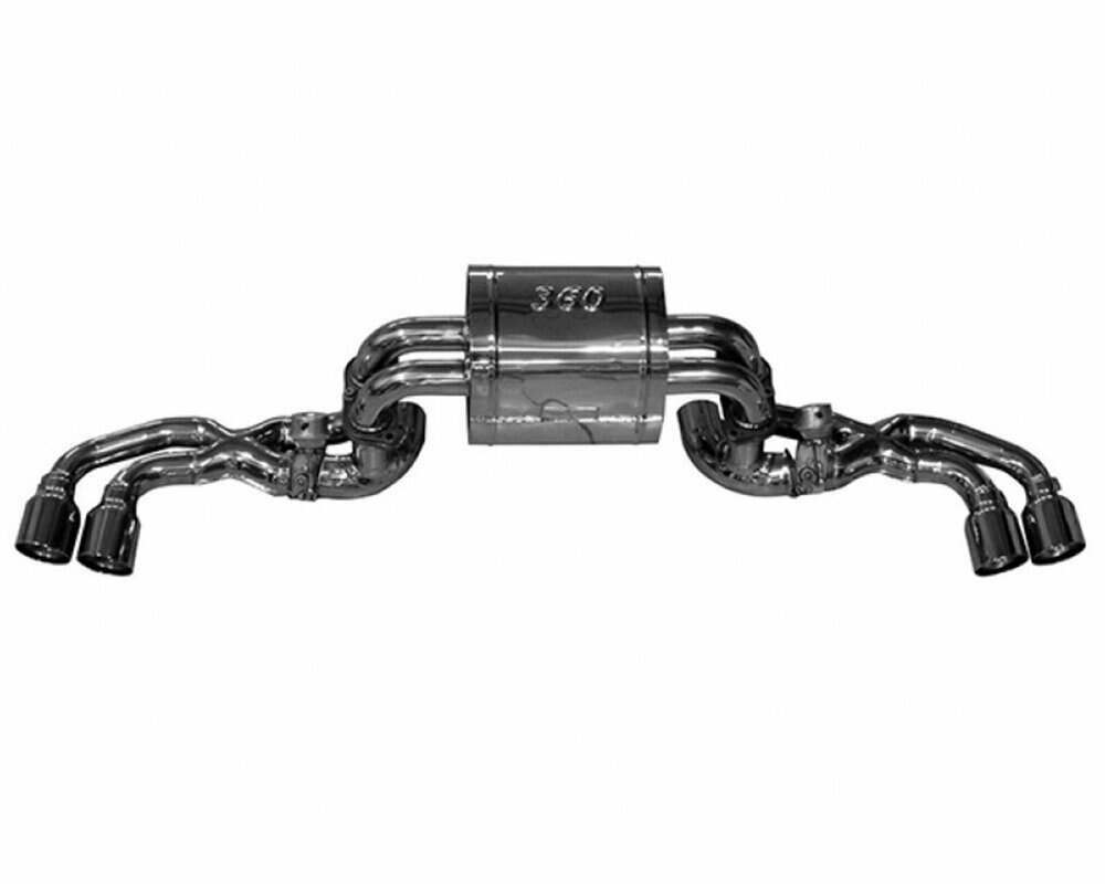 Tubi Style Complete Exhaust No Valve Ferrari 360 Challenge Stradale 03-05 - TSFE360C05.321.AN
