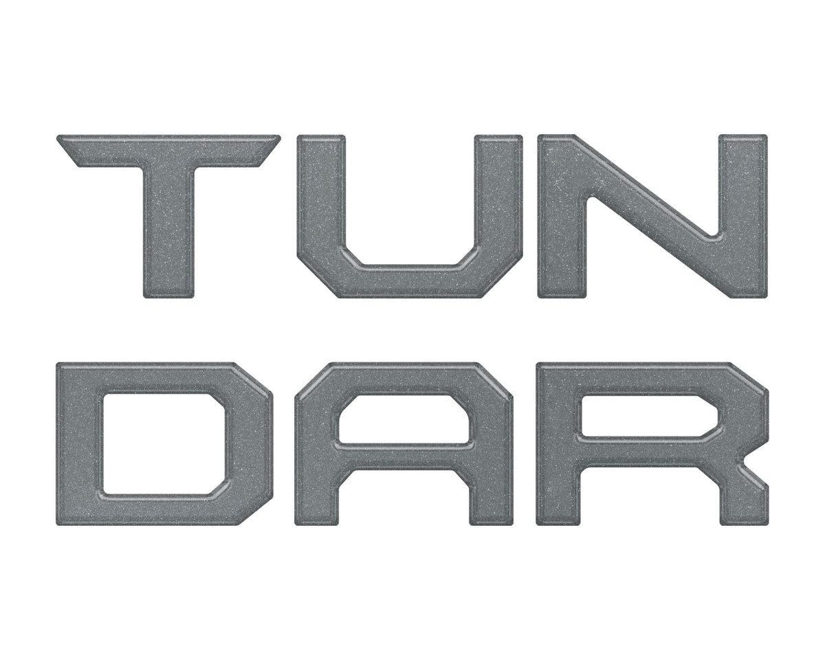 TUFSKINZ TUNDRA Tailgate Letter Inserts (2014-2021 Tundra) - TUN001-CLG-G