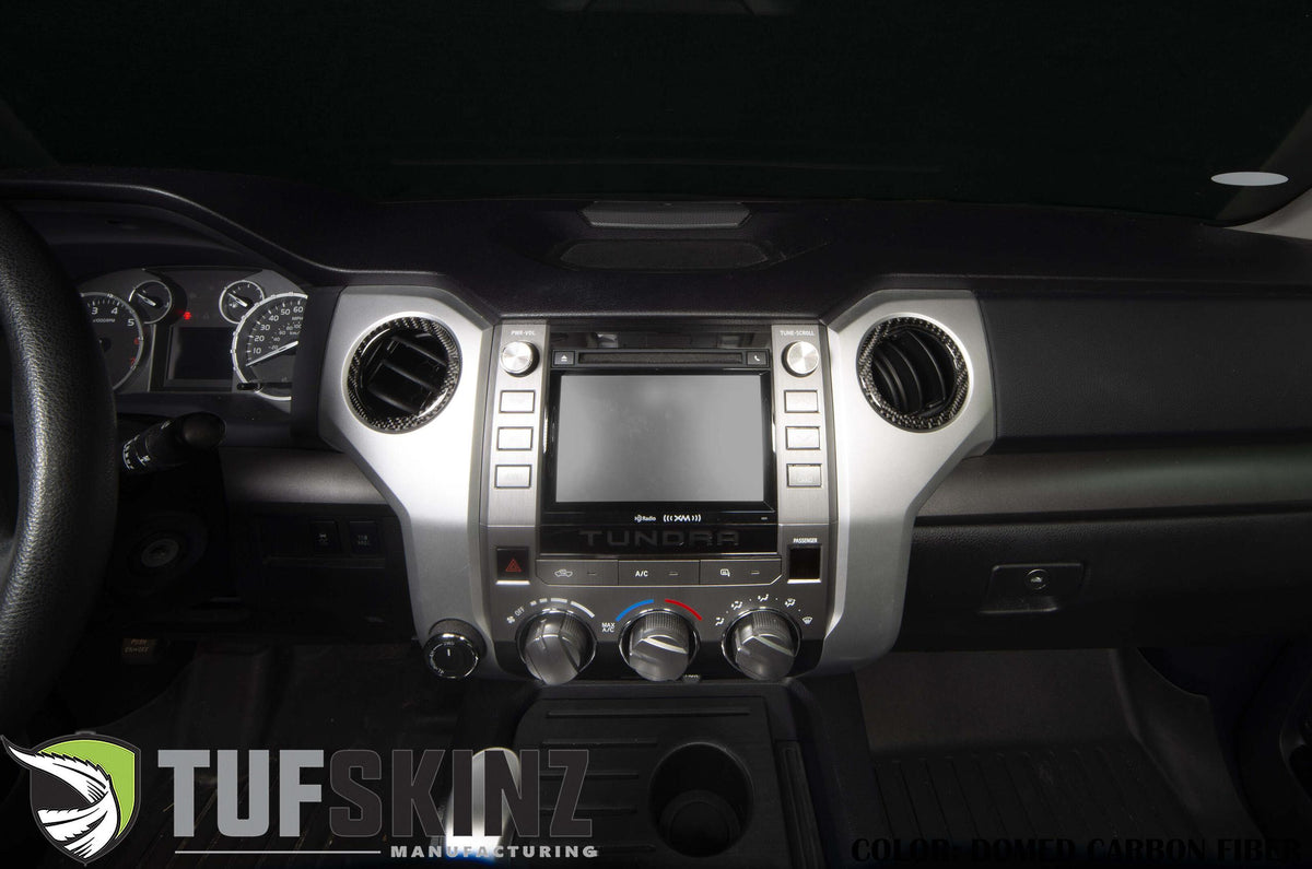 TUFSKINZ AC Vent Rings - V2 Accent Trim (2014-2021 Tundra) - TUN019-DCFTX-G