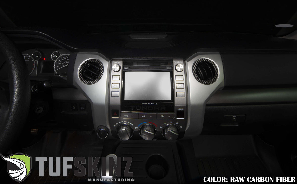 TUFSKINZ AC Vent Rings - V2 Accent Trim (2014-2021 Tundra) - TUN019-RCFTX-X