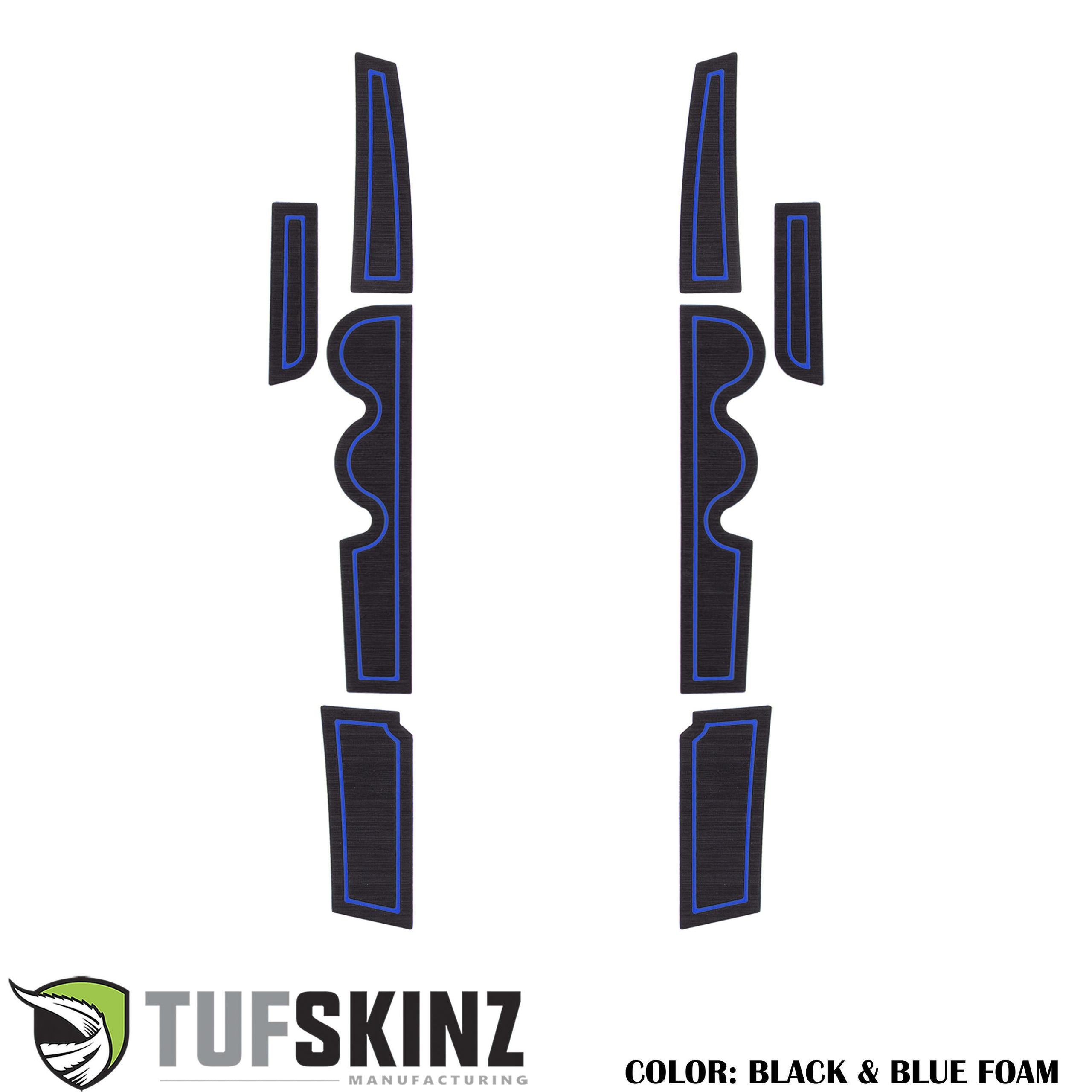 TUFSKINZ Front Door Side Foam (D-Cab + CrewMax) Inserts (2007-2021 Tundra) - TUN020-FBL-X