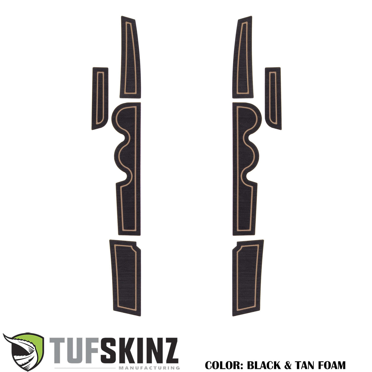 TUFSKINZ Front Door Side Foam (D-Cab + CrewMax) Inserts (2007-2021 Tundra) - TUN020-FTN-X