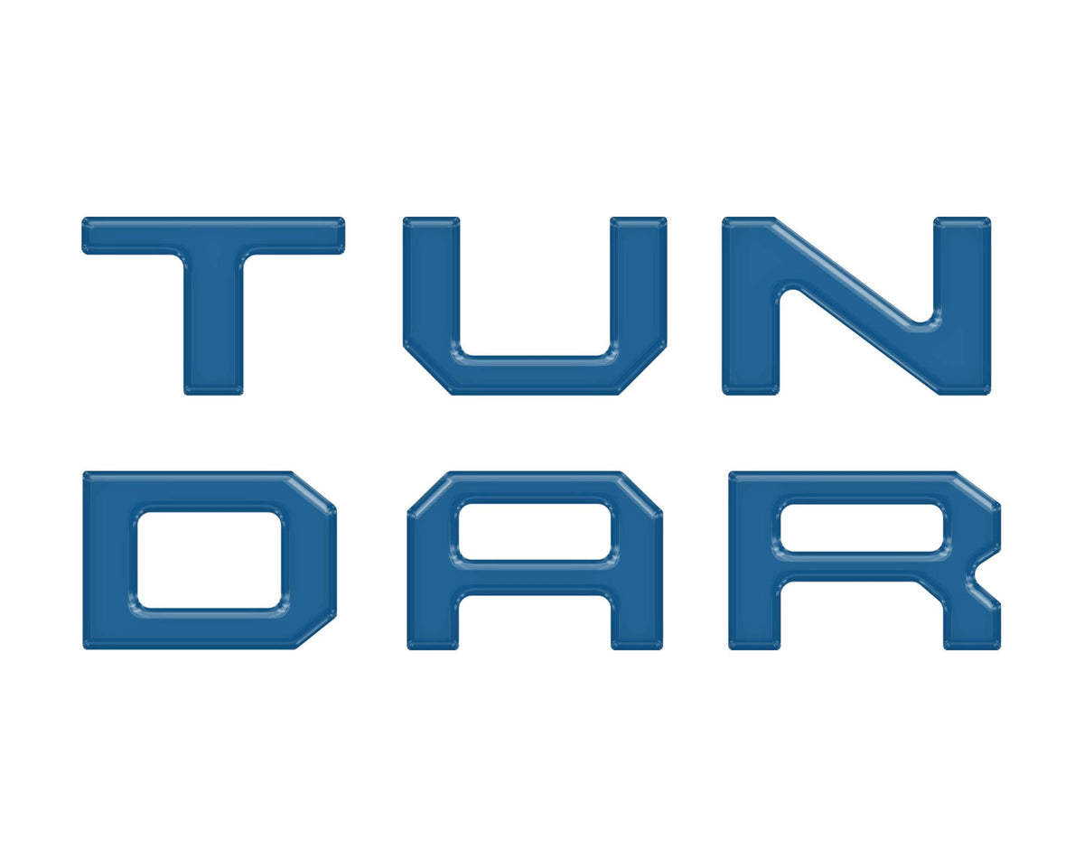 TUFSKINZ Single Climate Control Radio Letter Inserts (2014-2021 Tundra) - TUN023-CYB-G