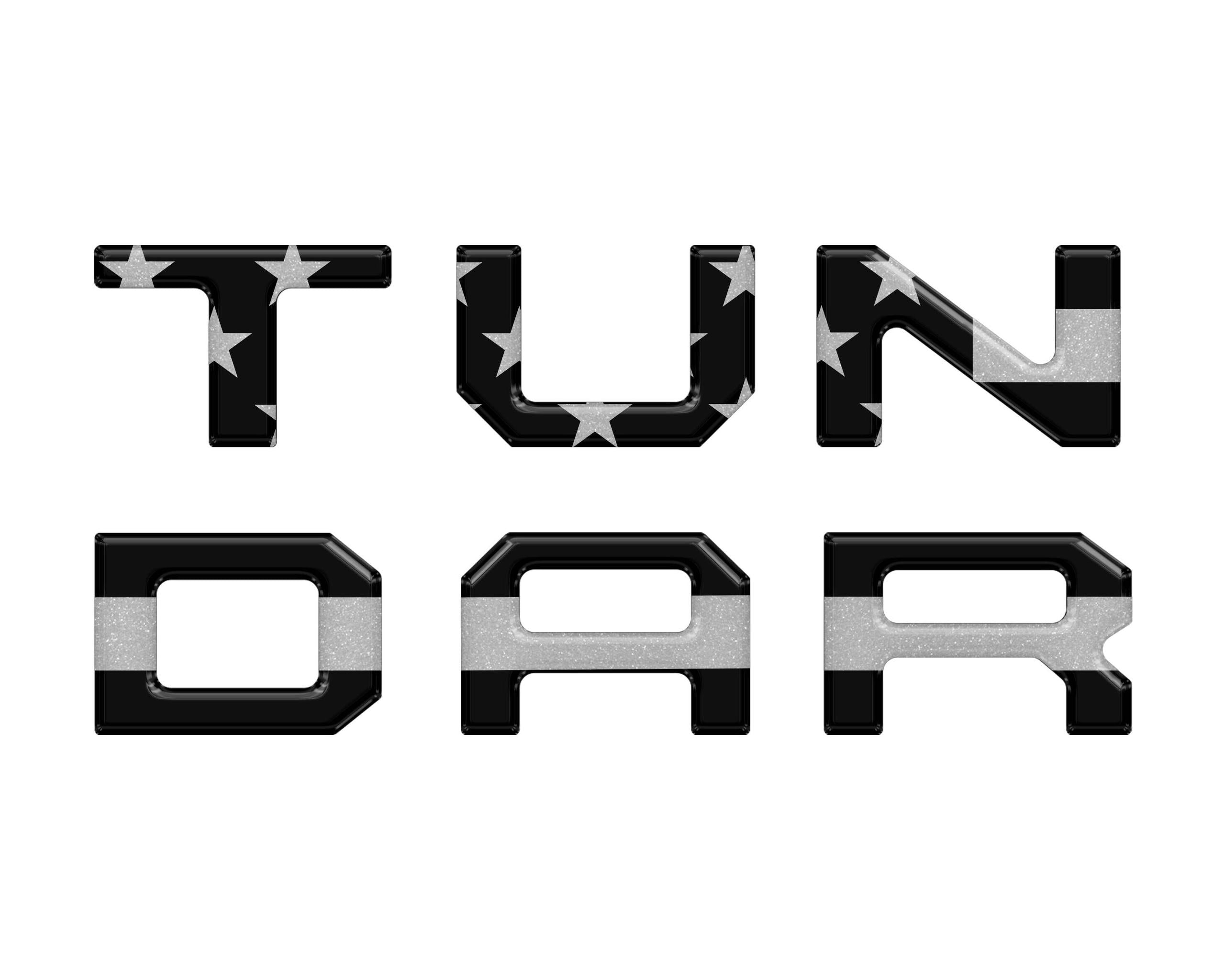 TUFSKINZ Single Climate Control Radio Letter Inserts (2014-2021 Tundra) - TUN023-GTO-047-G