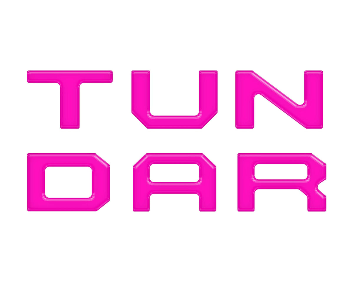 TUFSKINZ Single Climate Control Radio Letter Inserts (2014-2021 Tundra) - TUN023-HPK-G