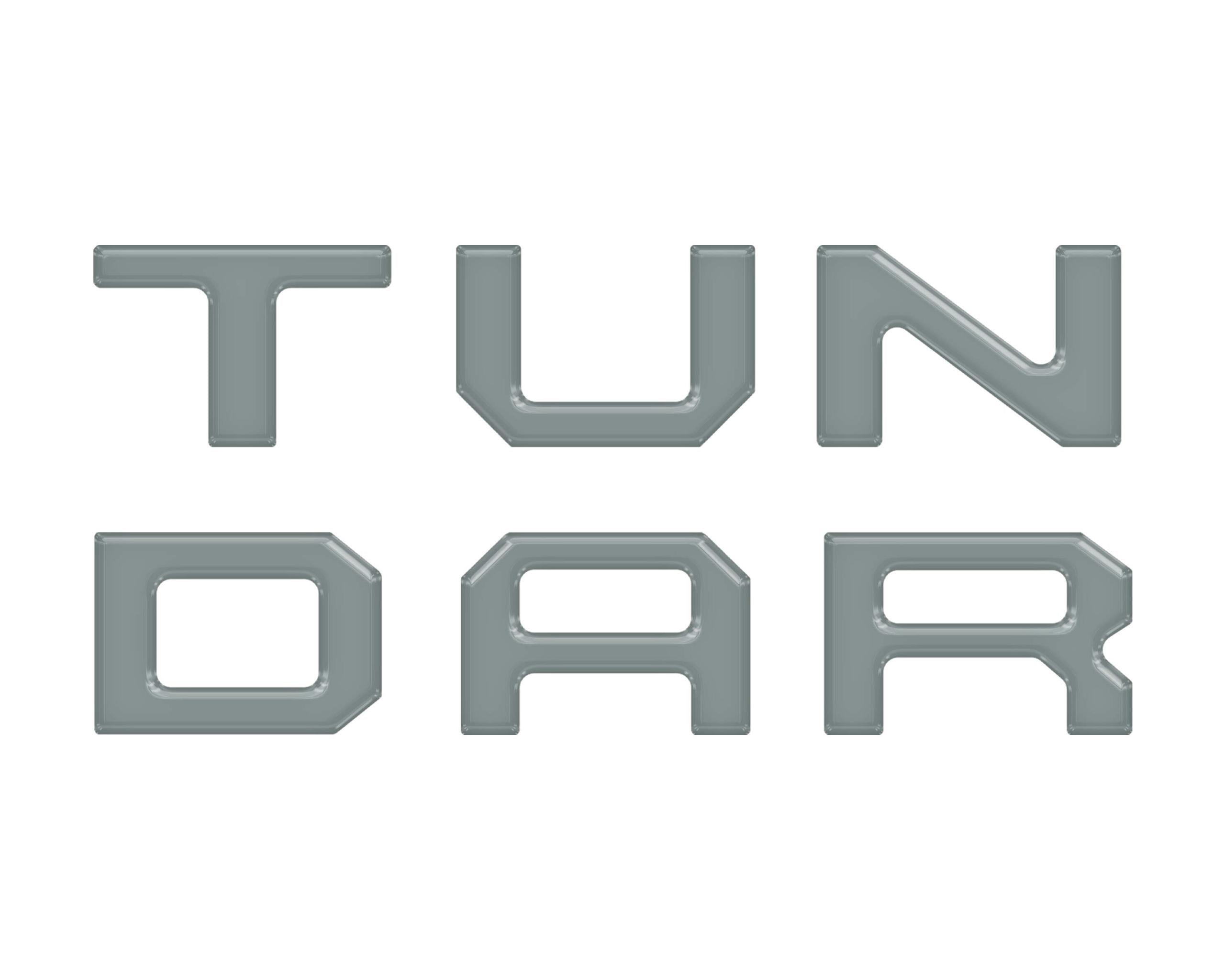 TUFSKINZ Single Climate Control Radio Letter Inserts (2014-2021 Tundra) - TUN023-LNR-G