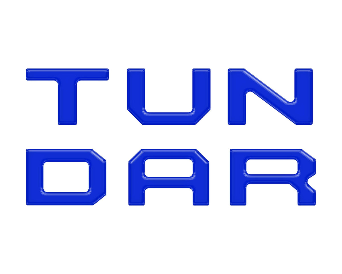 TUFSKINZ Single Climate Control Radio Letter Inserts (2014-2021 Tundra) - TUN023-VODB-G