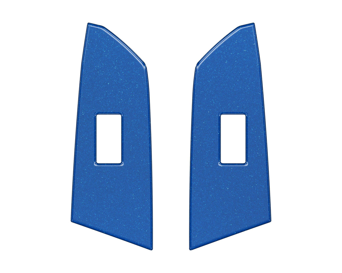 TUFSKINZ Crewmax Rear Door Switch Panel Accent Trim (2014-2021 Tundra) - TUN029-GBL-G