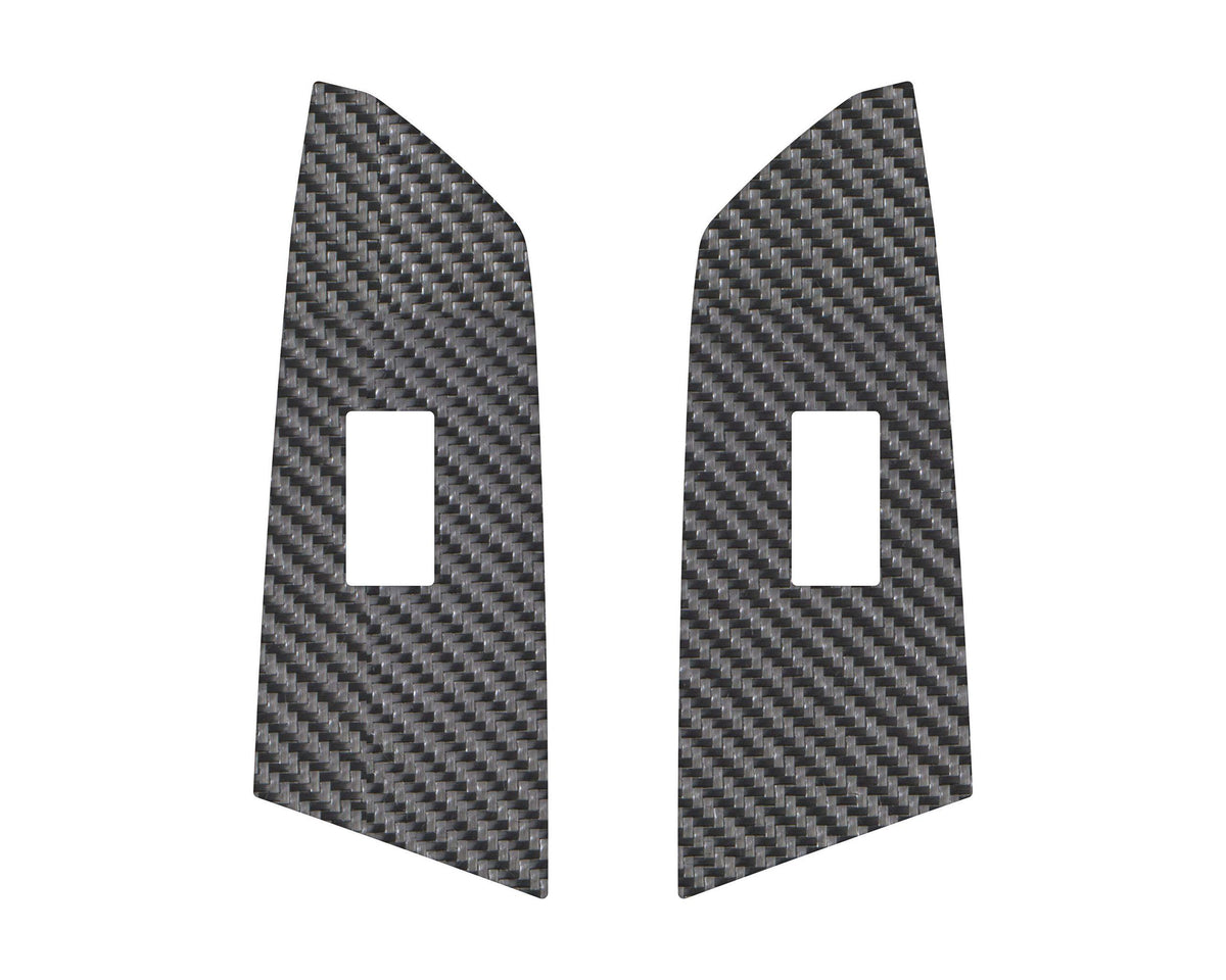 TUFSKINZ Crewmax Rear Door Switch Panel Accent Trim (2014-2021 Tundra) - TUN029-RCF-X