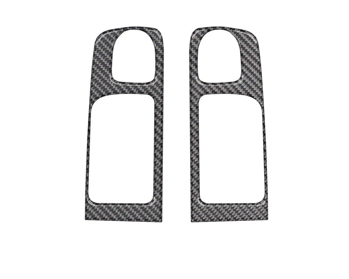 TUFSKINZ Crewmax Rear Door Pull Panel Accent Trim (2014-2021 Tundra) - TUN030-DCF-G