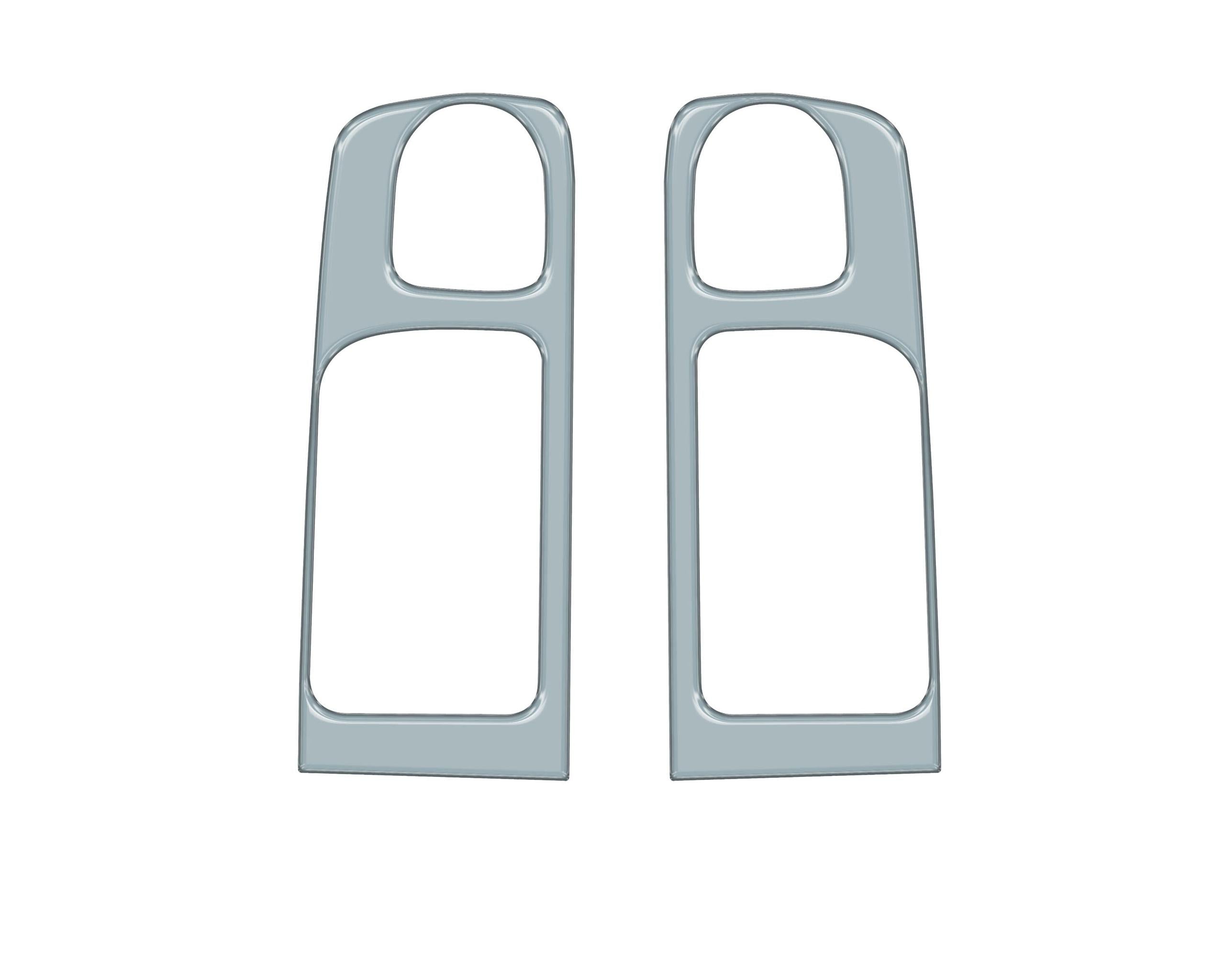 TUFSKINZ Crewmax Rear Door Pull Panel Accent Trim (2014-2021 Tundra) - TUN030-GGY-G