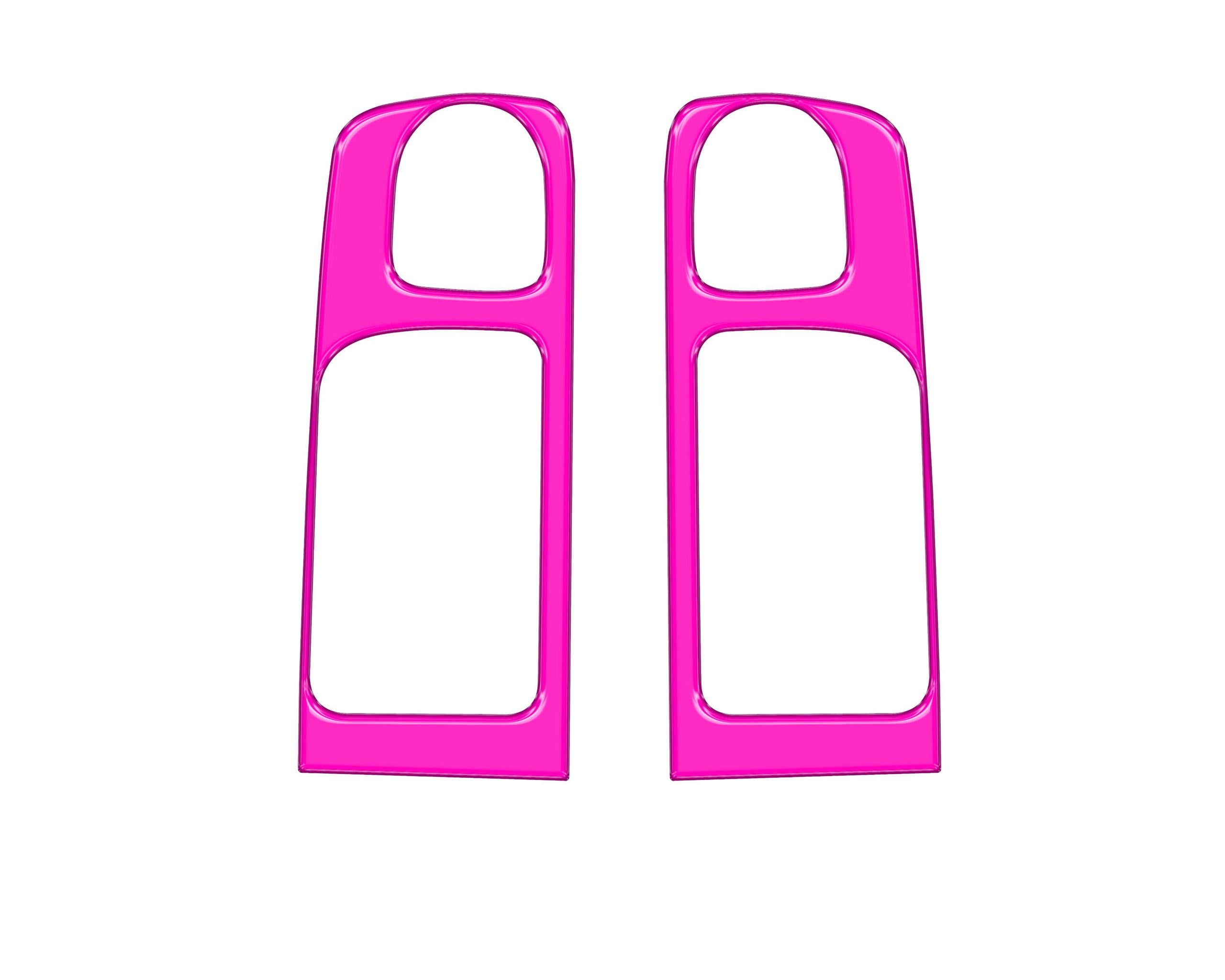 TUFSKINZ Crewmax Rear Door Pull Panel Accent Trim (2014-2021 Tundra) - TUN030-HPK-G