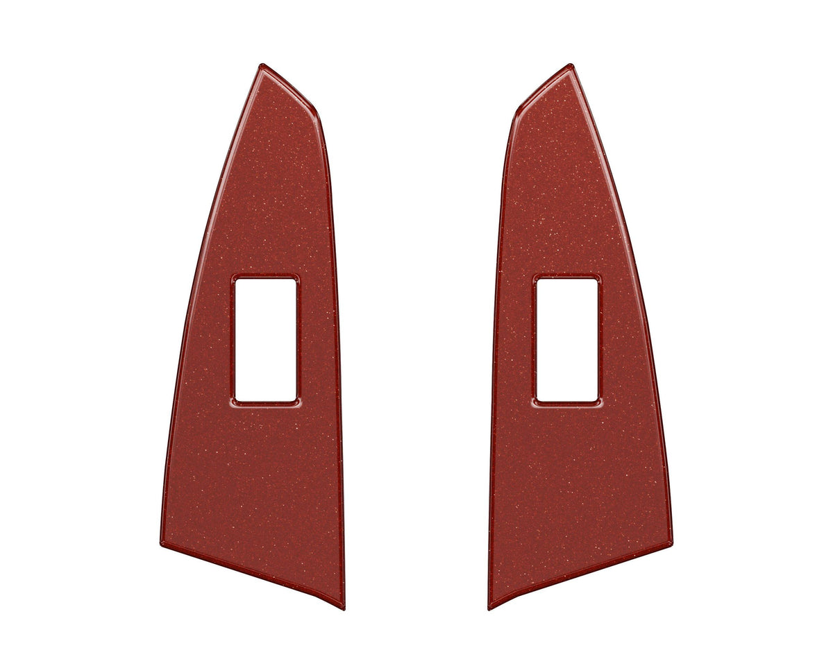 TUFSKINZ D-Cab Rear Door Switch Panel Accent Trim (2014-2021 Tundra) - TUN031-SNR-G