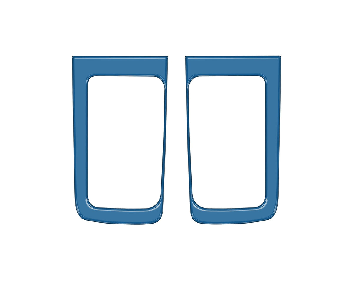 TUFSKINZ D-Cab Rear Door Pull Panel Accent Trim (2014-2021 Tundra) - TUN032-CYB-G