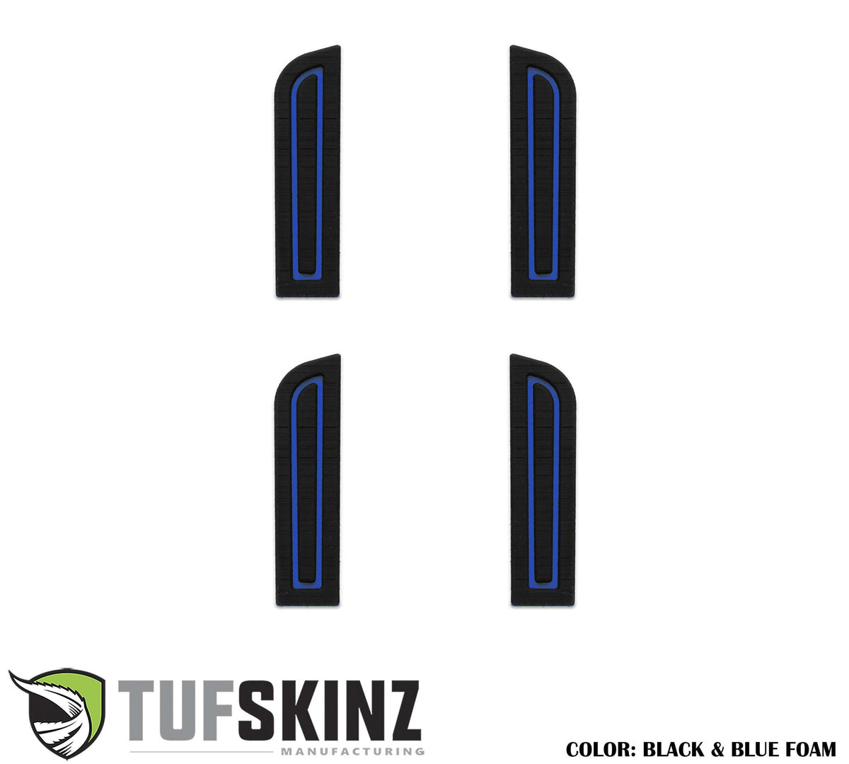 TUFSKINZ Crew Max Door Armrest Inserts (2014-2021 Tundra) - TUN043-FBL-X