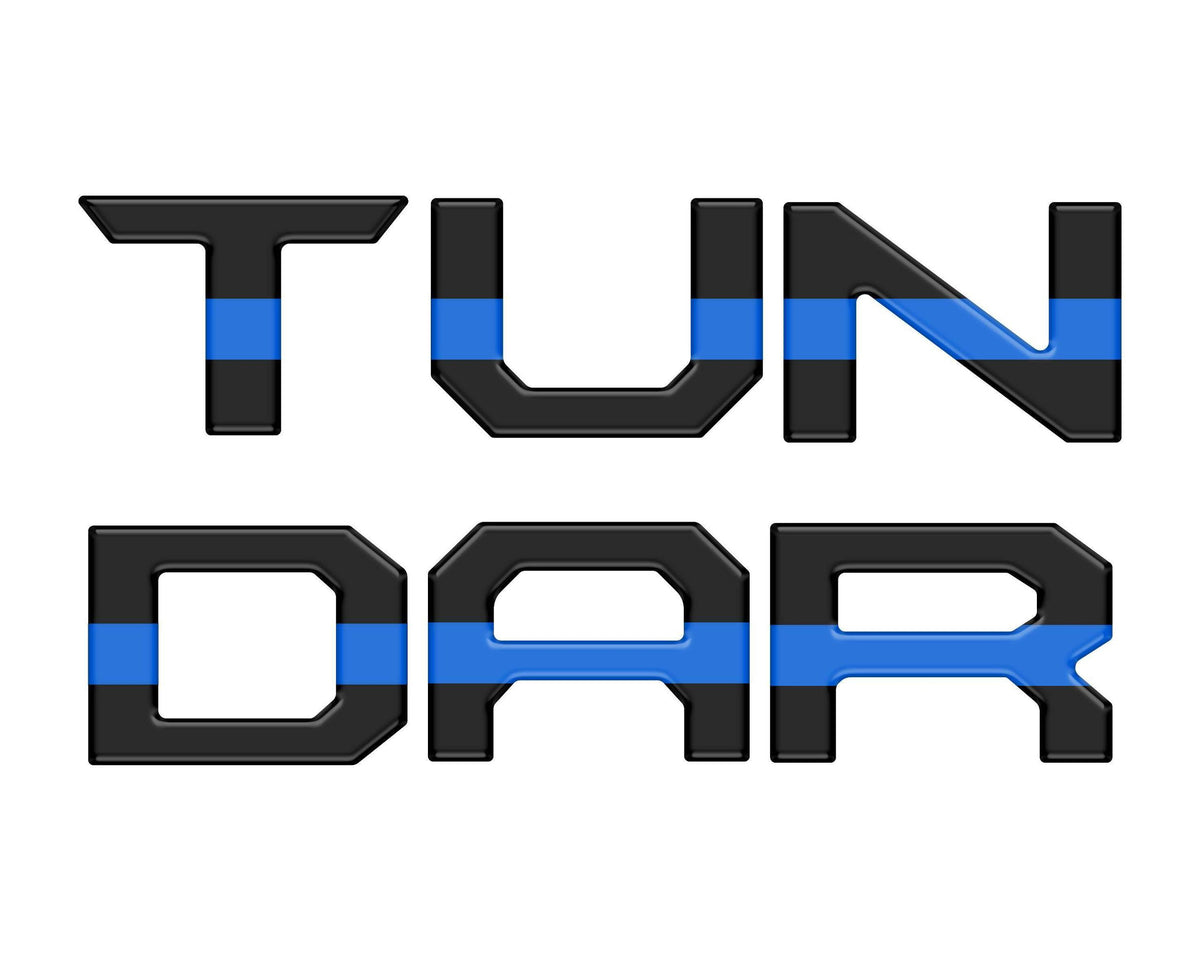 TUFSKINZ Grille Letter Inserts (2022-2024 Tundra) - TUN046-BLK-183-M