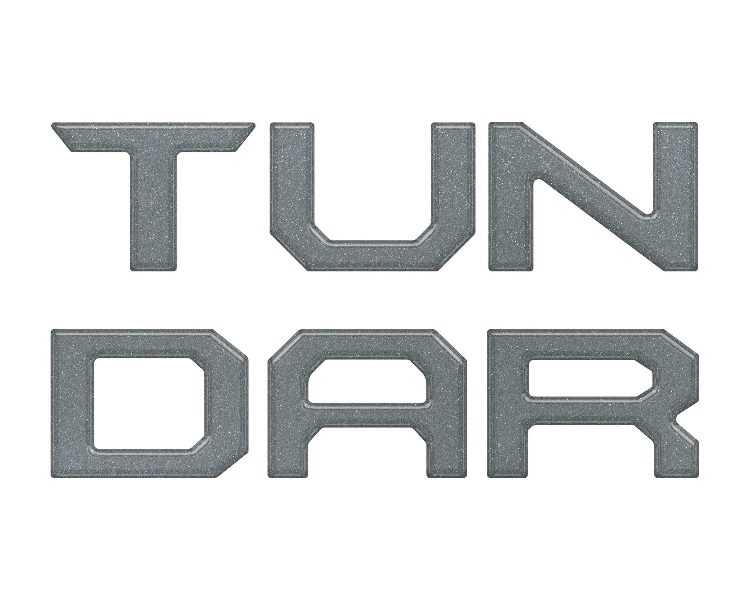 TUFSKINZ Grille Letter Inserts (2022-2024 Tundra) - TUN046-CLG-G