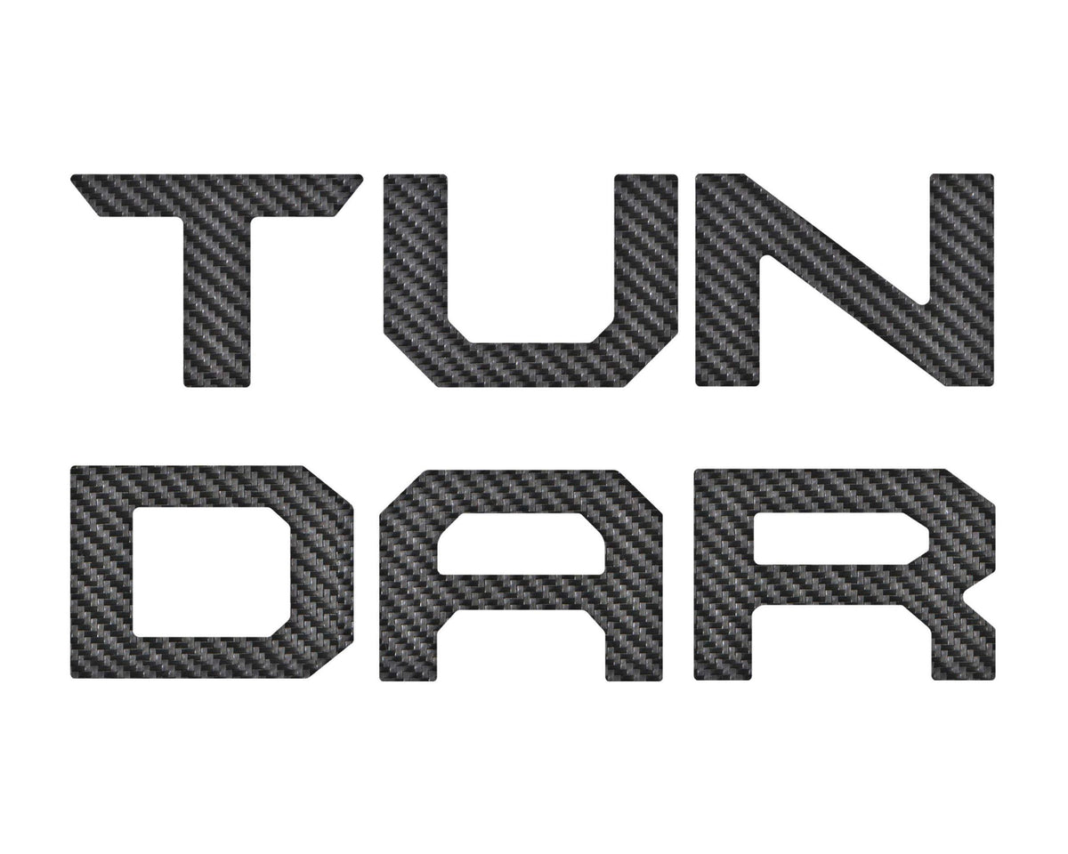 TUFSKINZ Grille Letter Inserts (2022-2024 Tundra) - TUN046-RCF-X