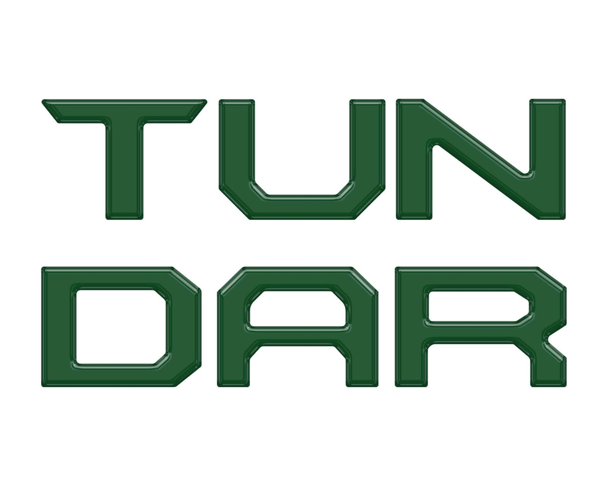 TUFSKINZ Grille Letter Inserts (2022-2024 Tundra) - TUN046-TAG-G
