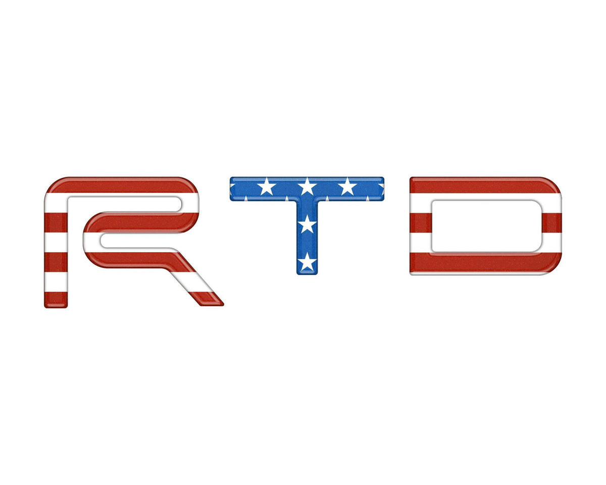TUFSKINZ TRD Grille Letter Inserts (2022-2024 Tundra) - TUN047-GTO-RWB-G